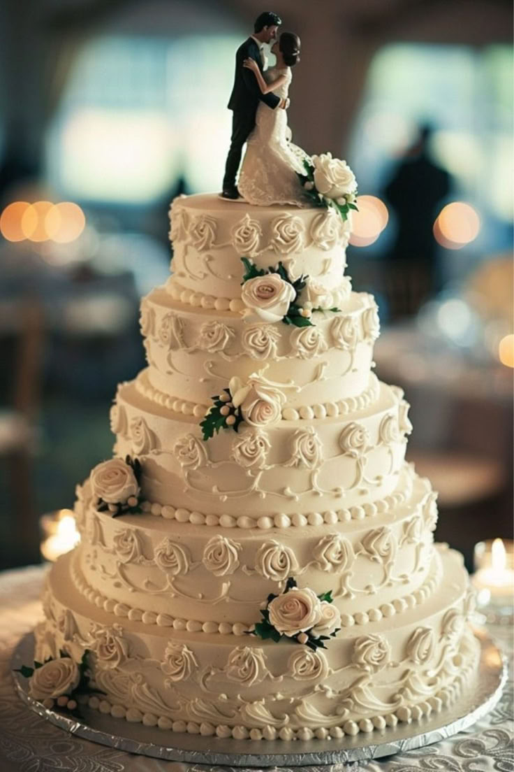 Floral Wedding Cake